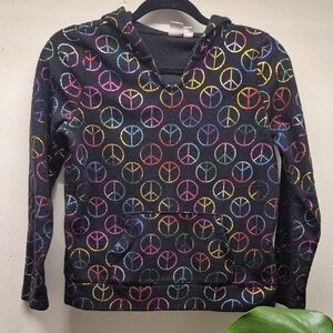 The Children's Place Multicolor Peace Sign Hoodie